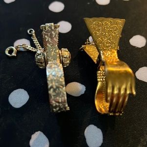 Vintage glove holders